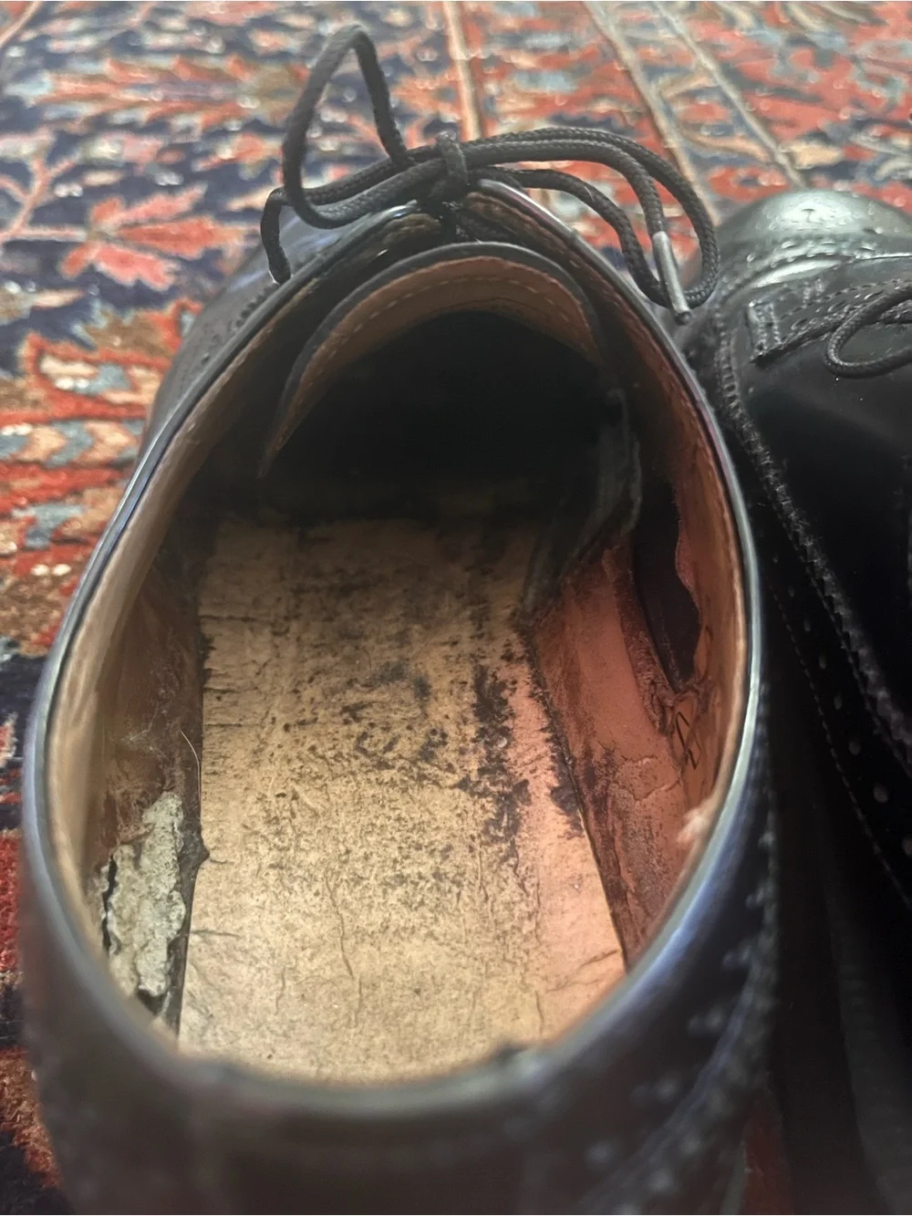Dr. Martens 3989 Black Wingtip Leather Brogues